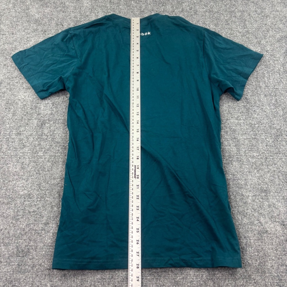 Reebok Classic T-Shirt Size Large Teal Slim Fit Embroidered Logo NWT Kids - Picture 9 of 9